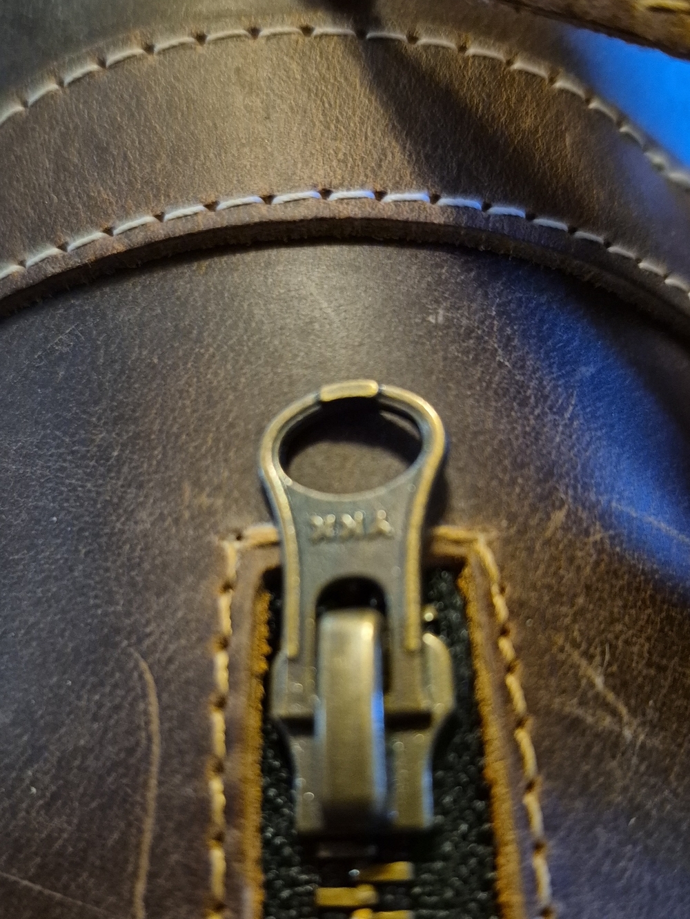 StockyardX Brown FullGrain Leather Doggy Crossbody Is functional & Unique. - Picture 16 of 16